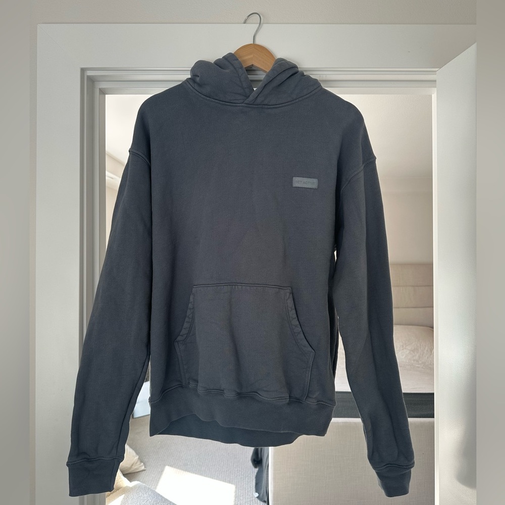 SET Active Women’s Hoodie sweatshirt Dark Grey size Xs